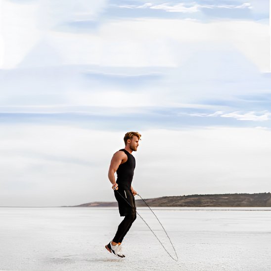 Corde Ă sauter entraĂźnement cardio intensif