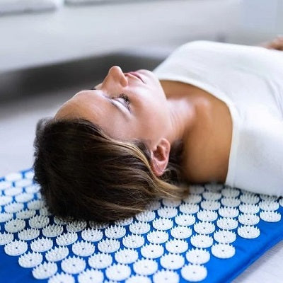 Tapis Acupression avec Coussin - Fitnesszen bien-ĂȘtre au quotidien