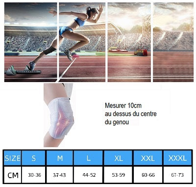 Genouillère de sport élastique