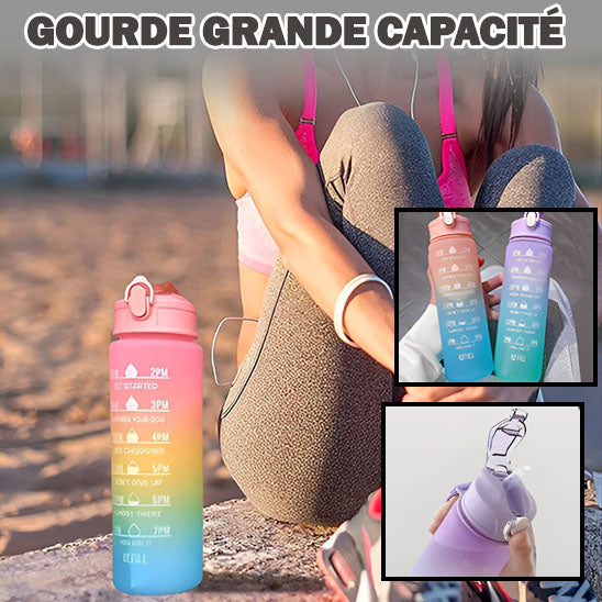 Gourde d'eau grande capacité