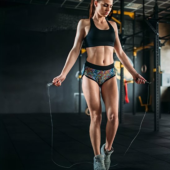 Corde à sauter cardio à domicile