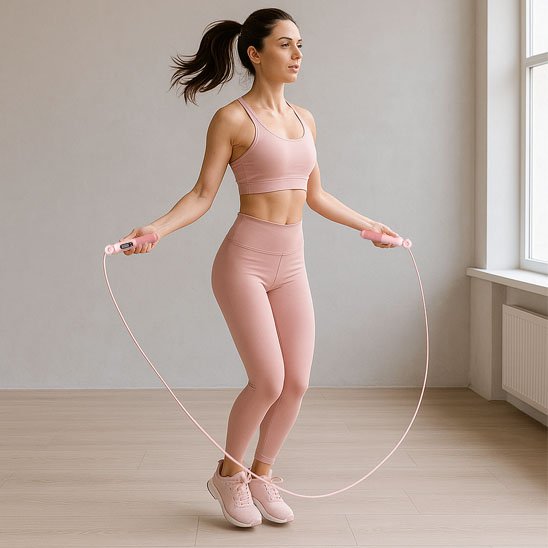 Corde a sauter​ entraînement à domicile