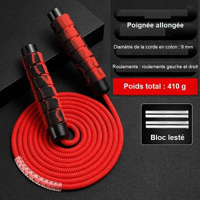 corde a sauter posture équilibre 