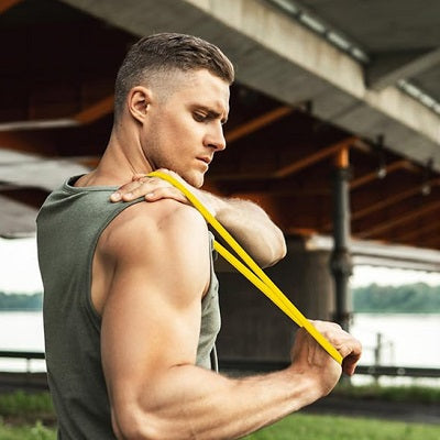 élastique musculation amélioration de la posture