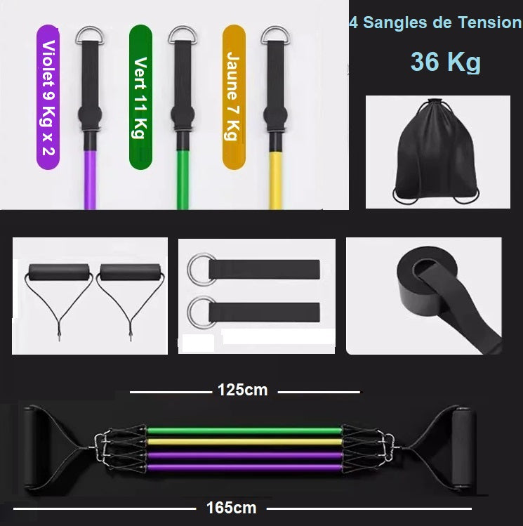 élastiqué musculation fitness muscles