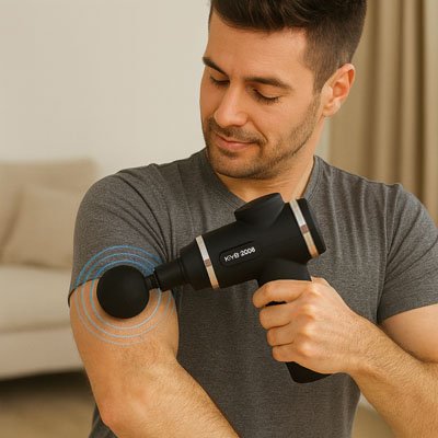 Pistolet de massage design ergonomique
