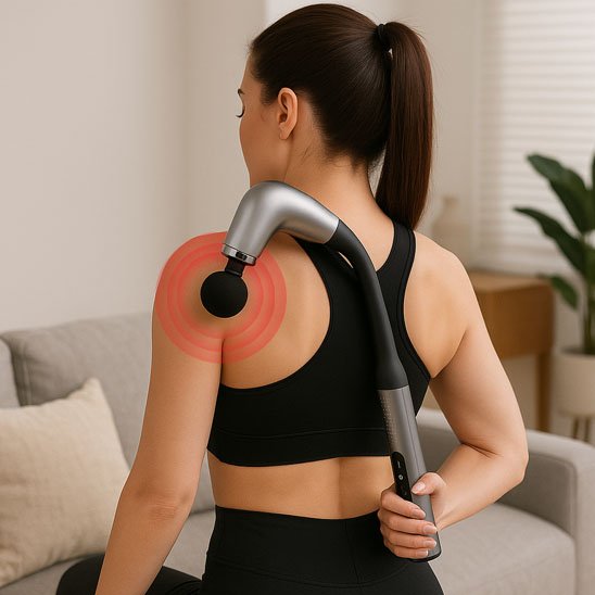 Pistolet de massage poignée antidérapante