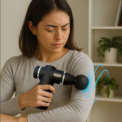 Pistolet de massage utilisation polyvalente