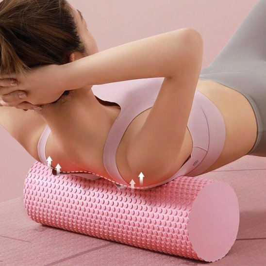 Rouleau de massage compact et ergonomique