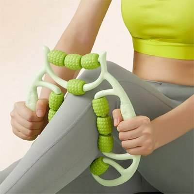 Rouleau de massage design ergonomique
