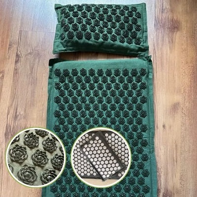 Tapis d'Acupression avec Oreiller