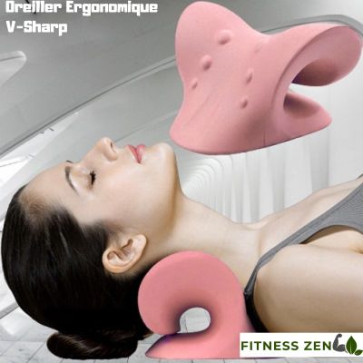 V-SHARP - Oreiller Ergonomique de Traction Cervical